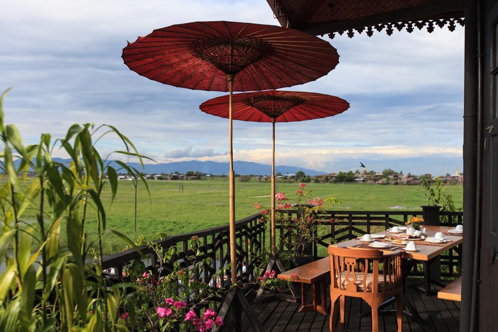 Inle Heritage Stilt Houses Ywama Eksteriør bilde
