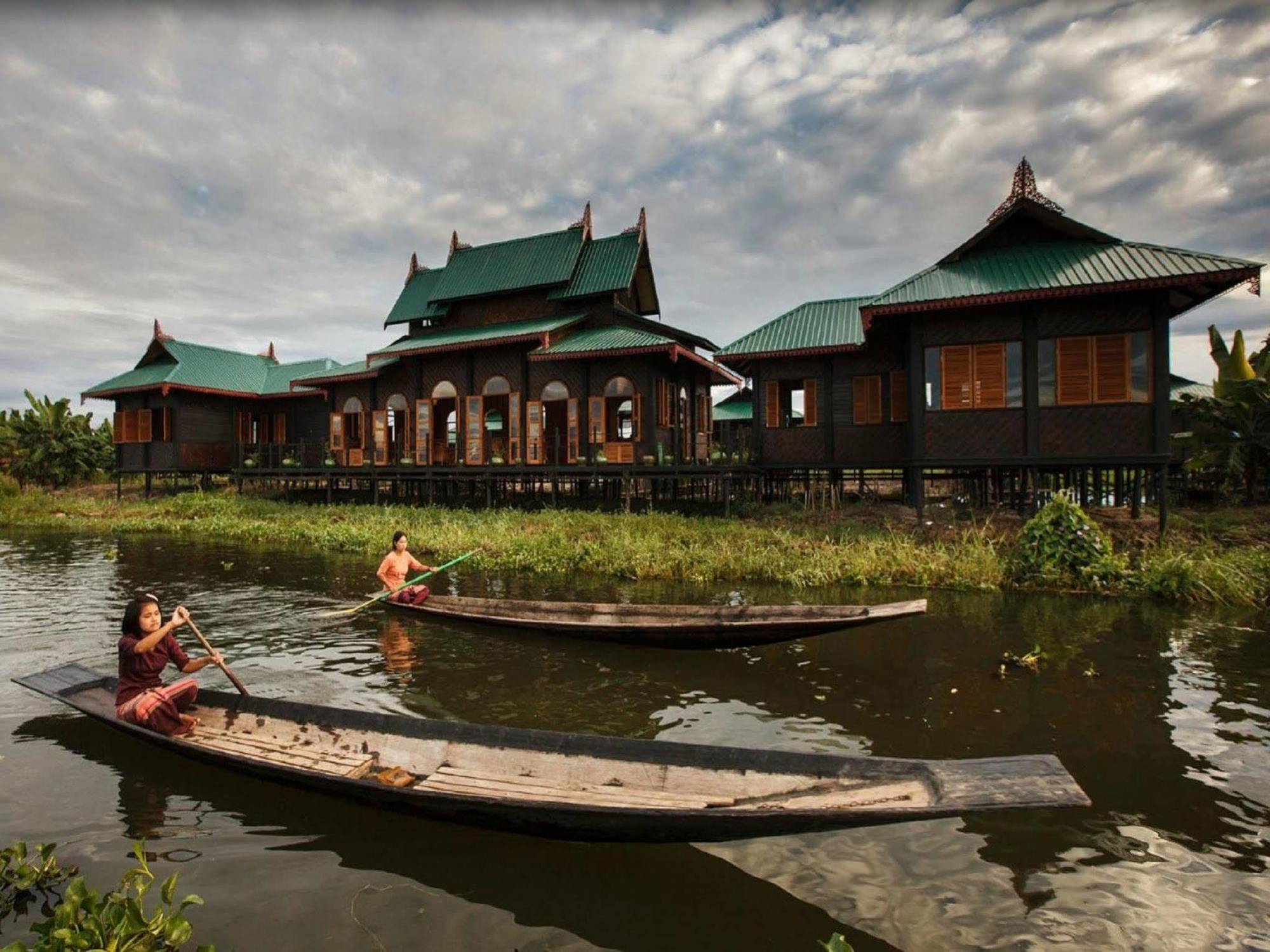 Inle Heritage Stilt Houses Ywama Eksteriør bilde