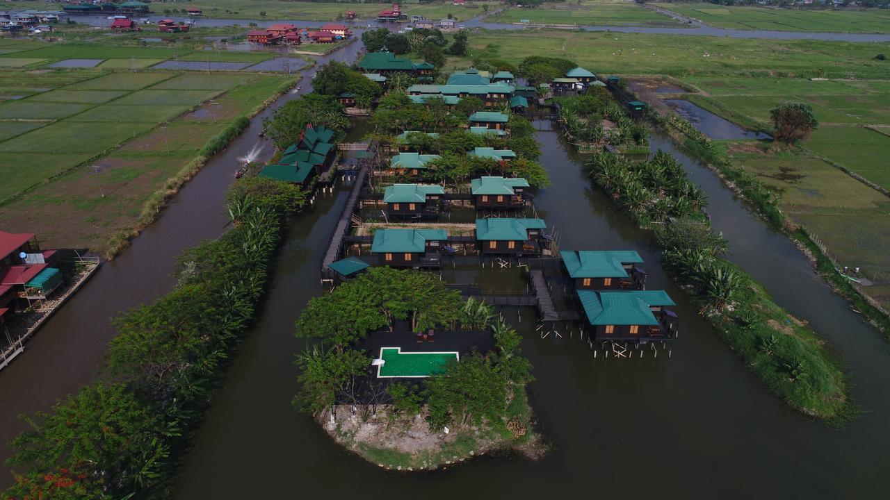Inle Heritage Stilt Houses Ywama Eksteriør bilde